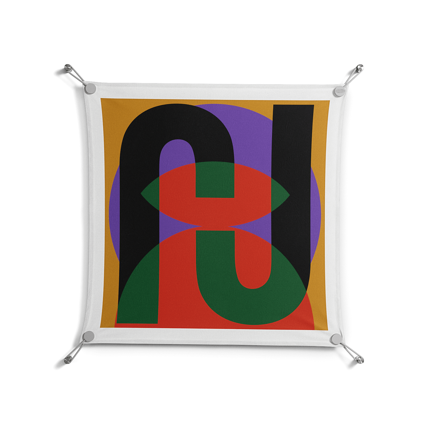 JJ - Work On Wall - Oluwasheyi Adebayo - Silver - 70 x 70 cm
