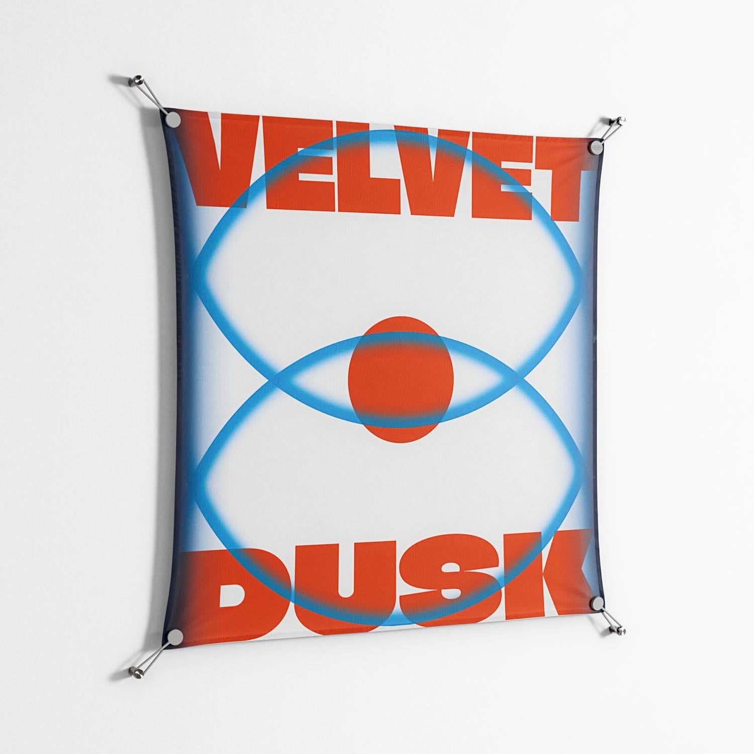 Velvet Dusk - Work On Wall - Oluwasheyi Adebayo - Silver - 90 x 90 cm