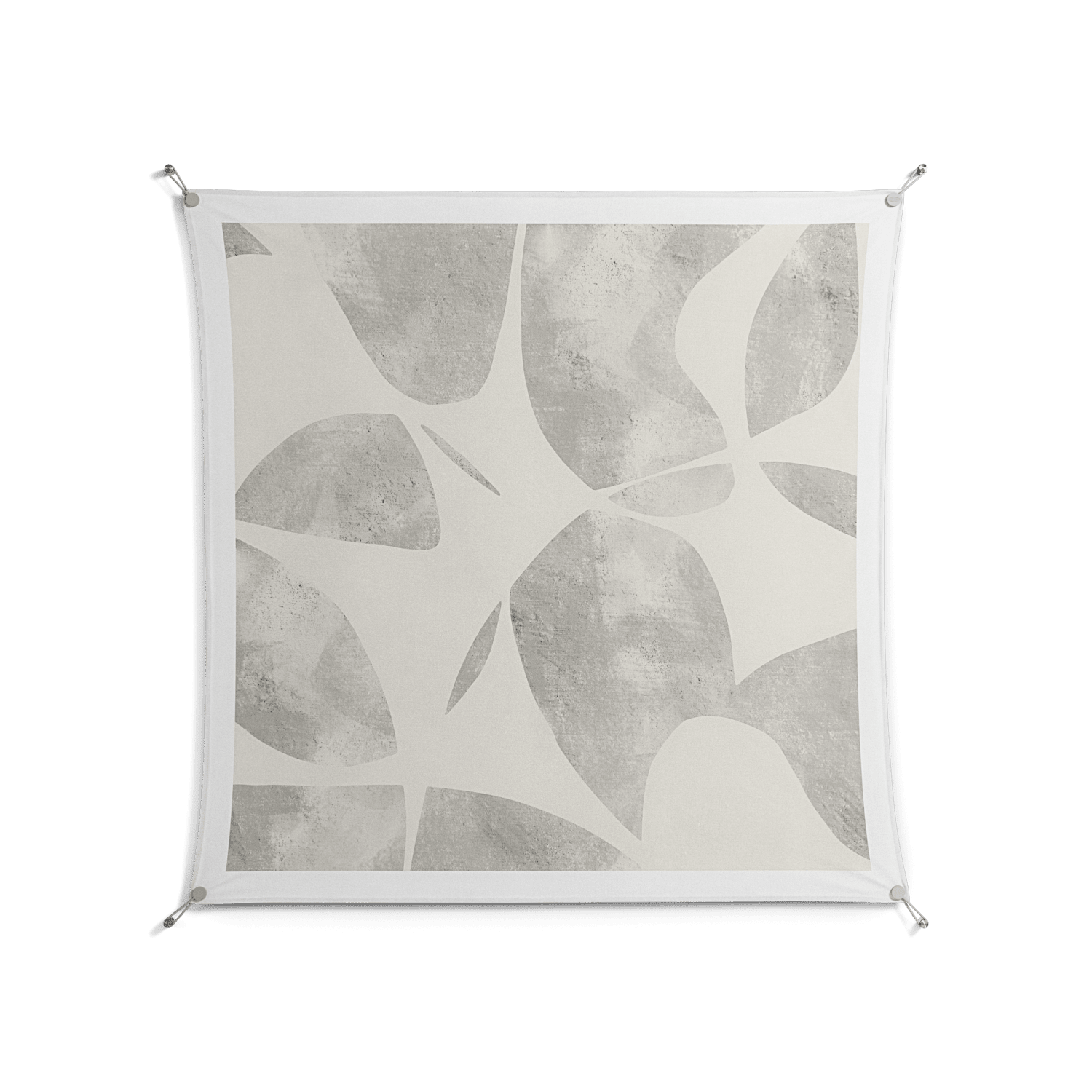 Petros - Work On Wall - Amy Suther - Silver - 140 x 140 cm