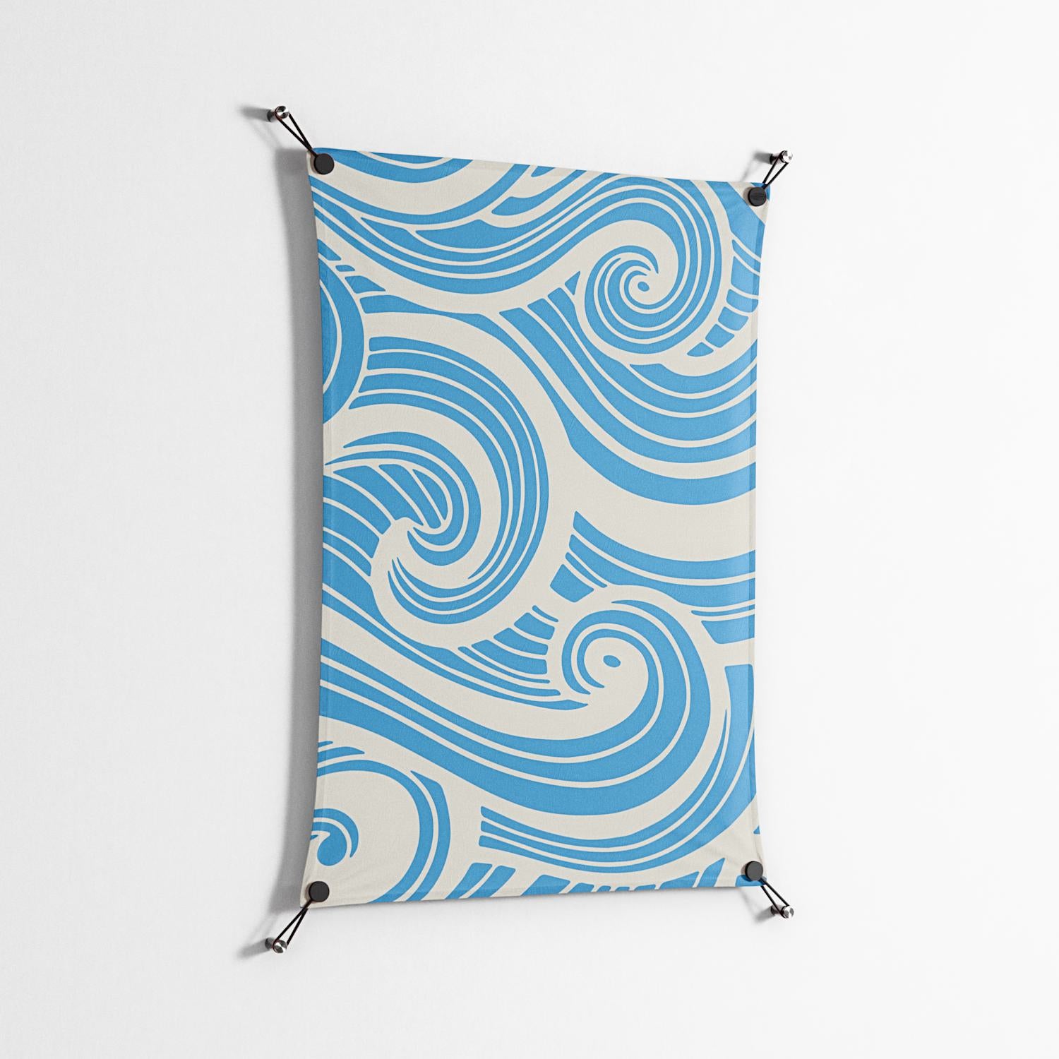 Ocean Flow - Work On Wall - Amy Suther - Black - 70 x 100 cm