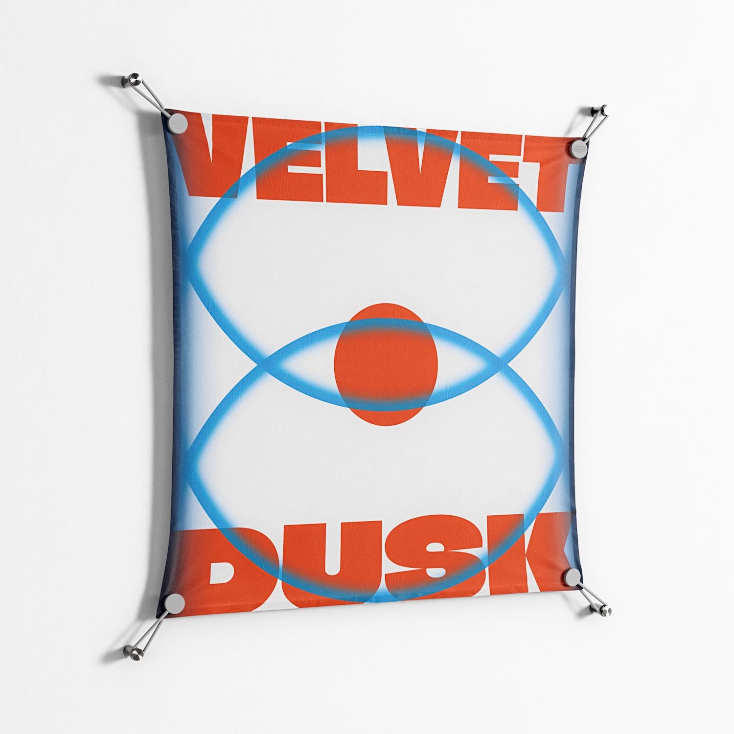 Velvet Dusk - Work On Wall - Oluwasheyi Adebayo - Silver - 70 x 70 cm