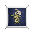 Snake Tigerlily - Work On Wall - Amy Suther - Silver - 70 x 70 cm
