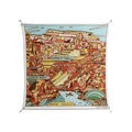 Grand Canyon - Work On Wall - Wyatt Hersey - Silver - 140 x 140 cm