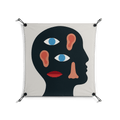Désordre_Intérieur - Work On Wall - David Vanadia - Black - 70 x 70 cm