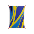 Blue Gale - Work On Wall - Oluwasheyi Adebayo - Orange - 70 x 100 cm