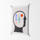 Équilibre_Intérieur - Work On Wall - David Vanadia - Silver - 70 x 100 cm