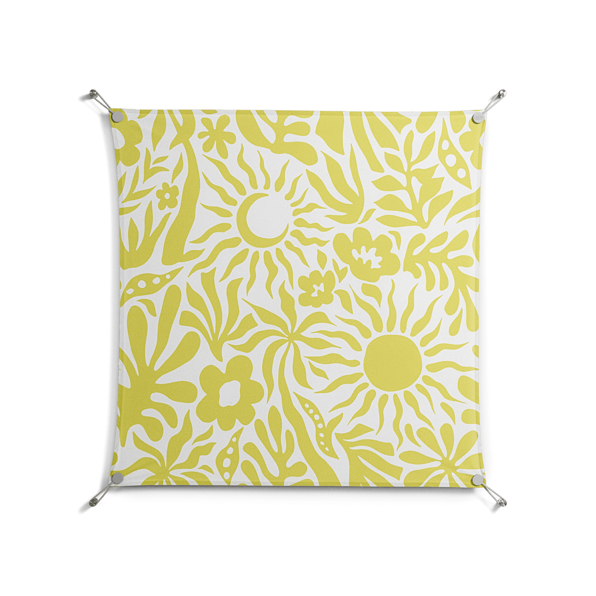 Summer Sensation - Work On Wall - Amy Suther - Silver - 90 x 90 cm