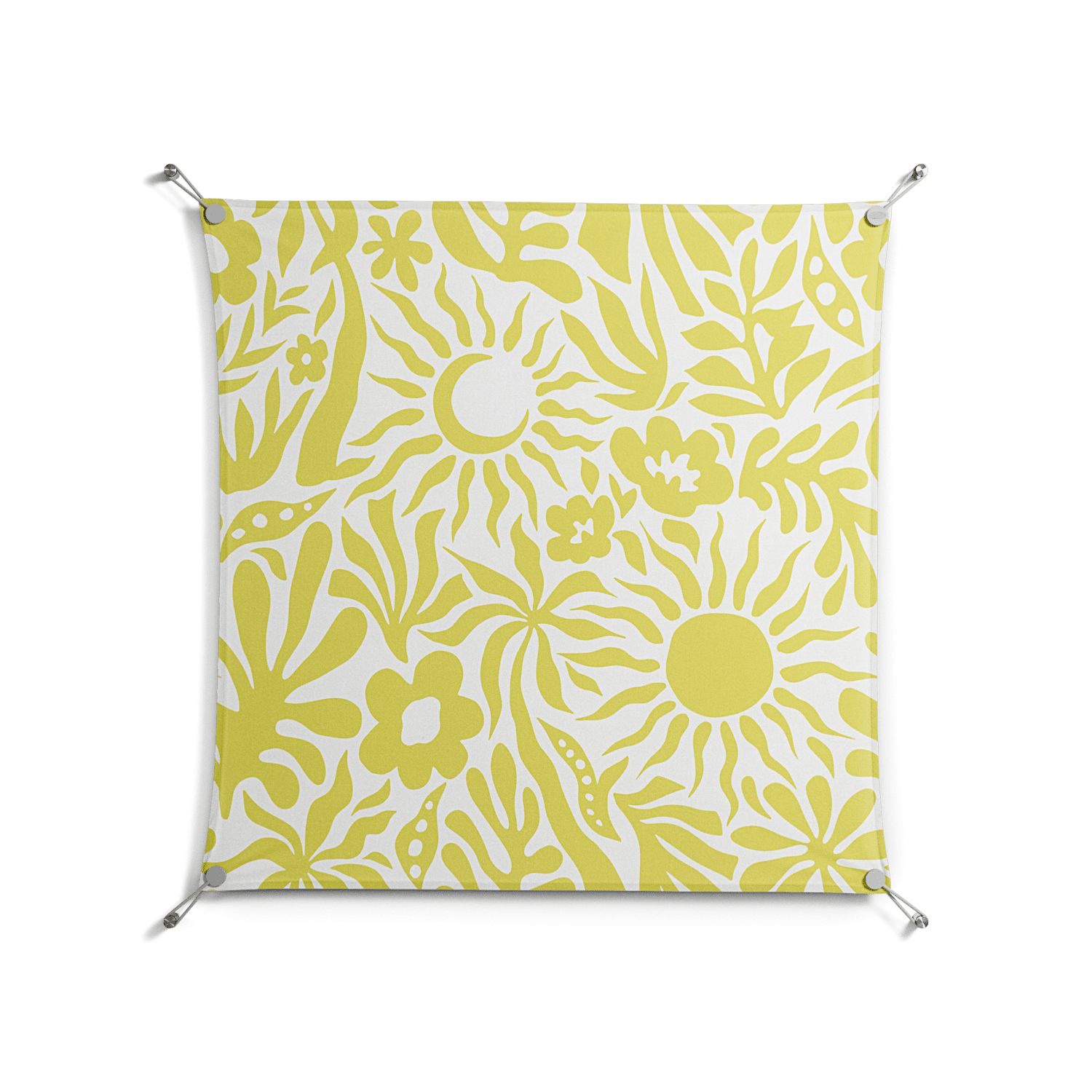Summer Sensation - Work On Wall - Amy Suther - Silver - 90 x 90 cm