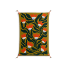 Blooming Folk Garden - Work On Wall - Sandra Hutter - Orange - 70 x 100 cm