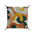 Abstract Sunrise - Work On Wall - Amy Suther - Black - 70 x 70 cm