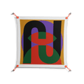 JJ - Work On Wall - Oluwasheyi Adebayo - Orange - 70 x 70 cm