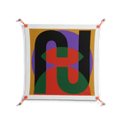 JJ - Work On Wall - Oluwasheyi Adebayo - Orange - 70 x 70 cm
