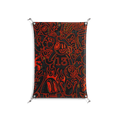 Wottosque Red - Work On Wall - Craig Watkins - Silver - 70 x 100 cm