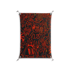 Wottosque Red - Work On Wall - Craig Watkins - Silver - 70 x 100 cm