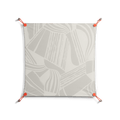 Touch the Ground - Work On Wall - Amy Suther - Orange - 70 x 70 cm