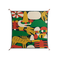Sierra Midnight - Work On Wall - Wyatt Hersey - Orange - 90 x 90 cm