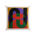 JJ - Work On Wall - Oluwasheyi Adebayo - Orange - 140 x 140 cm