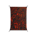 Wottosque Red - Work On Wall - Craig Watkins - Black - 70 x 100 cm