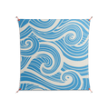 Ocean Flow - Work On Wall - Amy Suther - Orange - 140 x 140 cm
