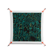 The Green Line - Work On Wall - Craig Watkins - Orange - 70 x 70 cm