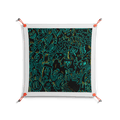 The Green Line - Work On Wall - Craig Watkins - Orange - 70 x 70 cm