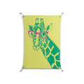 Wise Giraffe - Work On Wall - Amy Suther - Silver - 70 x 100 cm