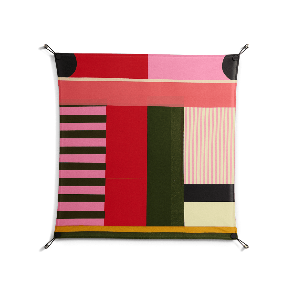 Harmonic - Work On Wall - Rikki Hewitt - Black - 90 x 90 cm