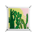 Cactus Sky - Work On Wall - Amy Suther - Black - 90 x 90 cm