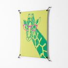 Wise Giraffe - Work On Wall - Amy Suther - Black - 70 x 100 cm