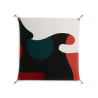 Plume - Work On Wall - Rikki Hewitt - Orange - 90 x 90 cm