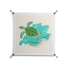 Sea Turtle - Work On Wall - Amy Suther - Black - 90 x 90 cm