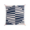 Wave Lens - Work On Wall - Oluwasheyi Adebayo - Orange - 90 x 90 cm