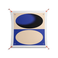 Entrance - Work On Wall - Oluwasheyi Adebayo - Orange - 90 x 90 cm
