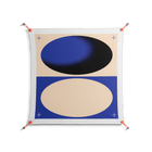 Entrance - Work On Wall - Oluwasheyi Adebayo - Orange - 90 x 90 cm