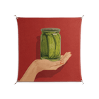 Pickles - Work On Wall - Kristin Eriksson - Silver - 140 x 140 cm
