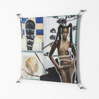 Dreaming With Open Eyes - Work On Wall - Sophie Goudman - Silver - 70 x 70 cm