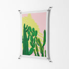 Cactus Sky - Work On Wall - Amy Suther - Silver - 70 x 100 cm