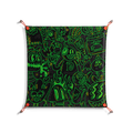 Wottosque Green - Work On Wall - Craig Watkins - Orange - 70 x 70 cm