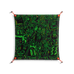 Wottosque Green - Work On Wall - Craig Watkins - Orange - 70 x 70 cm