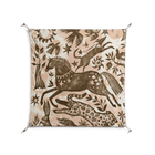 Delight Pink - Work On Wall - Diana Catchpole - Silver - 90 x 90 cm