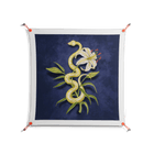 Snake Tigerlily - Work On Wall - Amy Suther - Orange - 90 x 90 cm