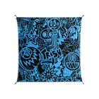 The Blue Line - Work On Wall - Craig Watkins - Black - 140 x 140 cm