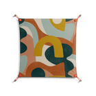 Abstract Sunrise - Work On Wall - Amy Suther - Orange - 70 x 70 cm