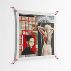 Where We Belong - Work On Wall - Sophie Goudman - Orange - 90 x 90 cm