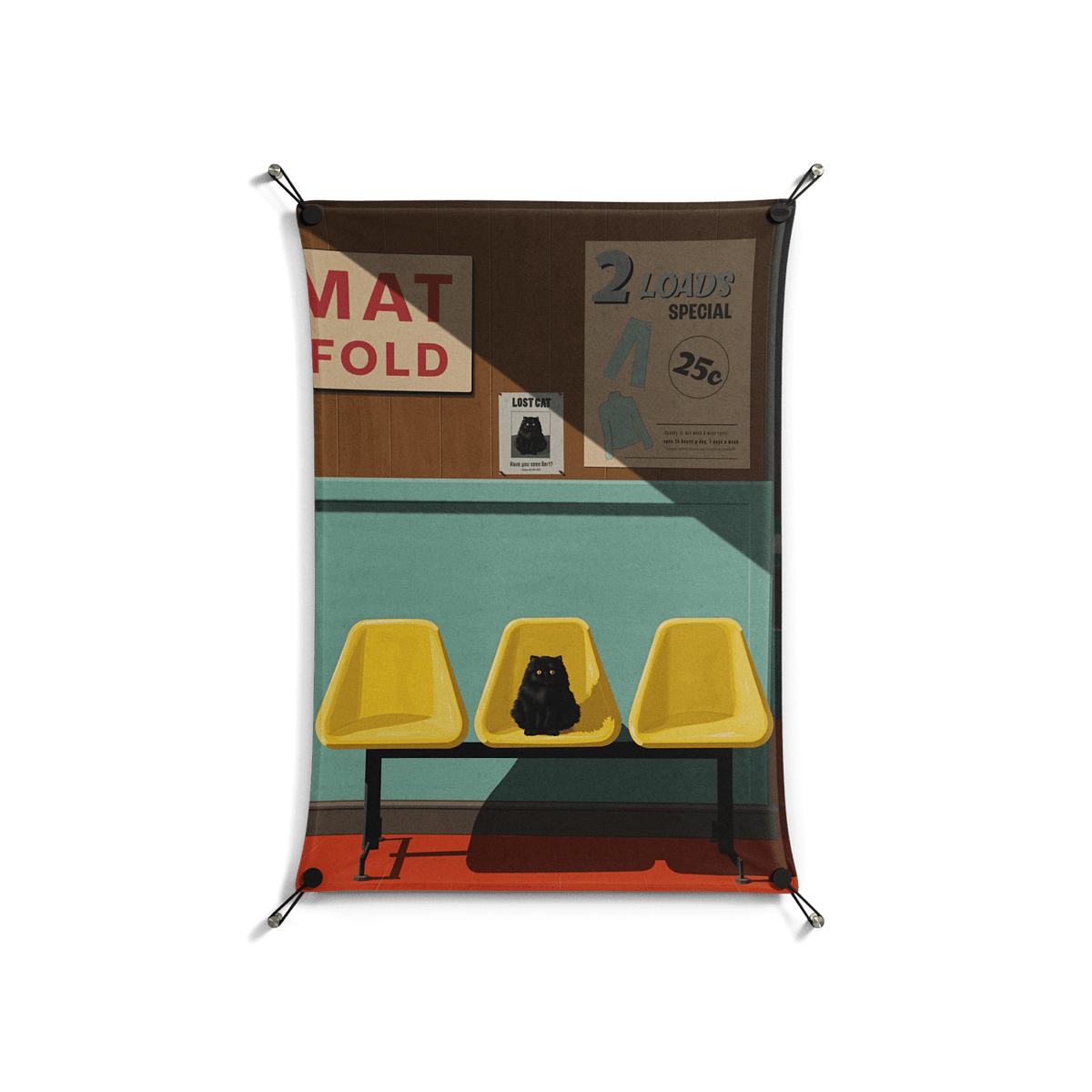 Have You Seen Bert - Work On Wall - Kristin Eriksson - Black - 70 x 100 cm