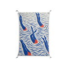 Immersive Dive - Work On Wall - Amy Suther - Silver - 70 x 100 cm