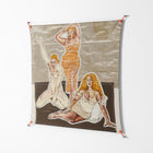 We Are Who We Are - Work On Wall - Sophie Goudman - Orange - 140 x 140 cm