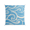 Ocean Flow - Work On Wall - Amy Suther - Silver - 140 x 140 cm
