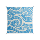 Ocean Flow - Work On Wall - Amy Suther - Silver - 140 x 140 cm