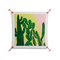 Cactus Sky - Work On Wall - Amy Suther - Orange - 70 x 70 cm